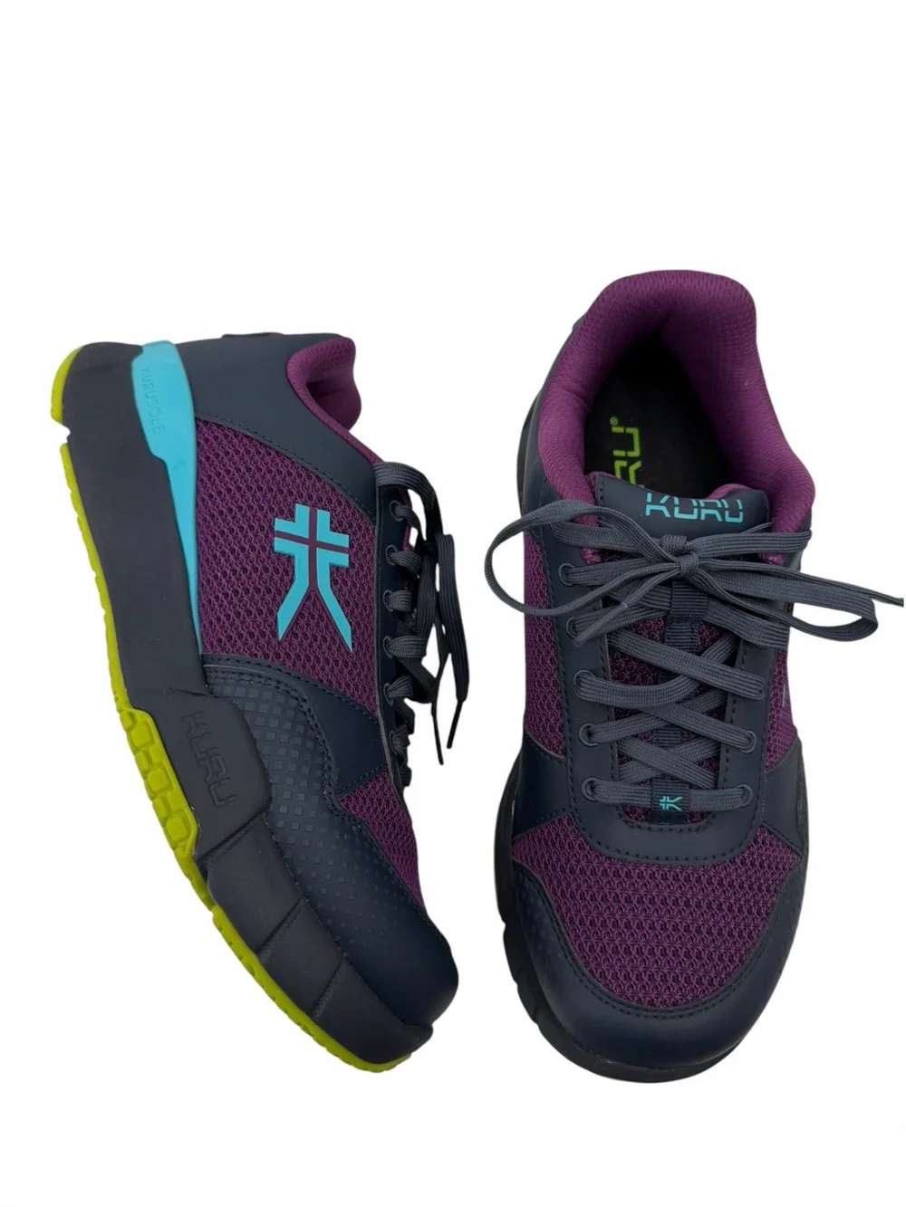 Kuru Women's QUANTUM 2 Electric Grape-Midnight Blue 2.0 Size 10 Wide